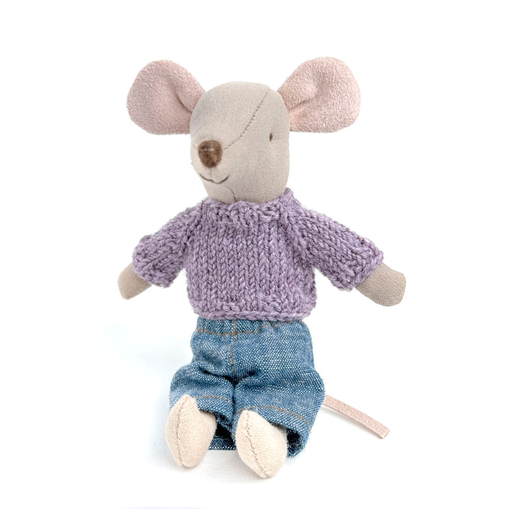 Lavender Mauve Maileg Mouse Sweater