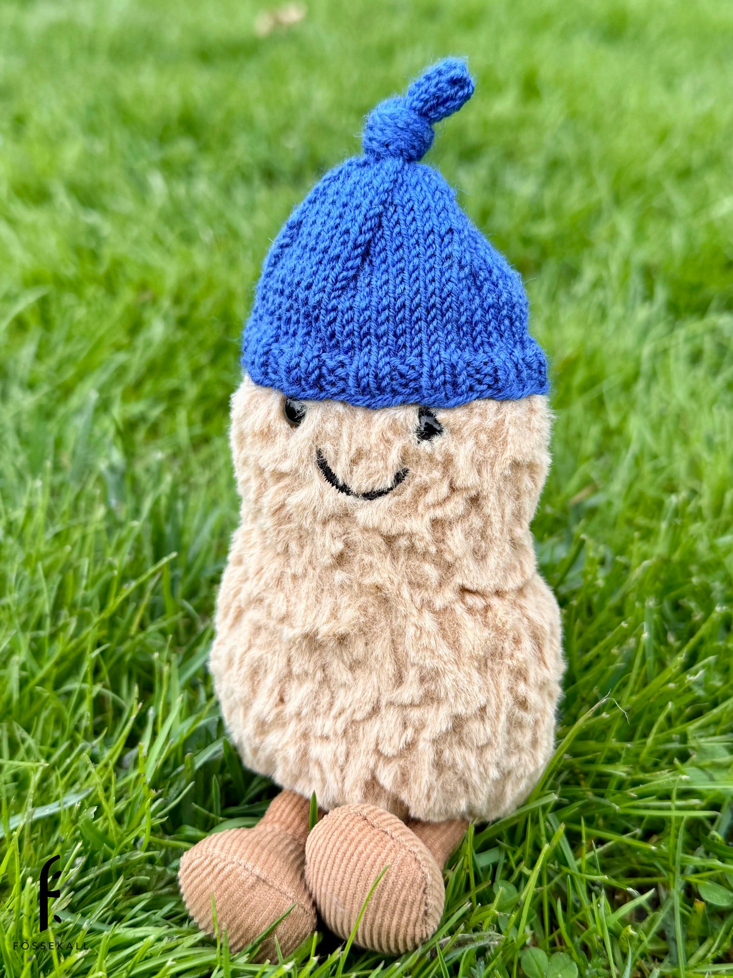 Jellycat Peanøtt lue - blå