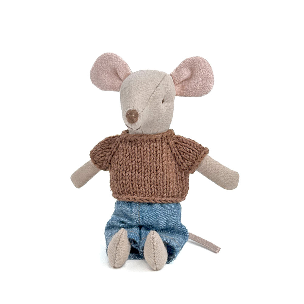 Brown shirt for Maileg Mouse