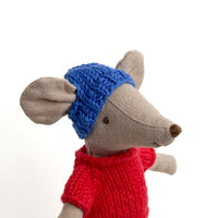 Blue hat for Maileg Mouse