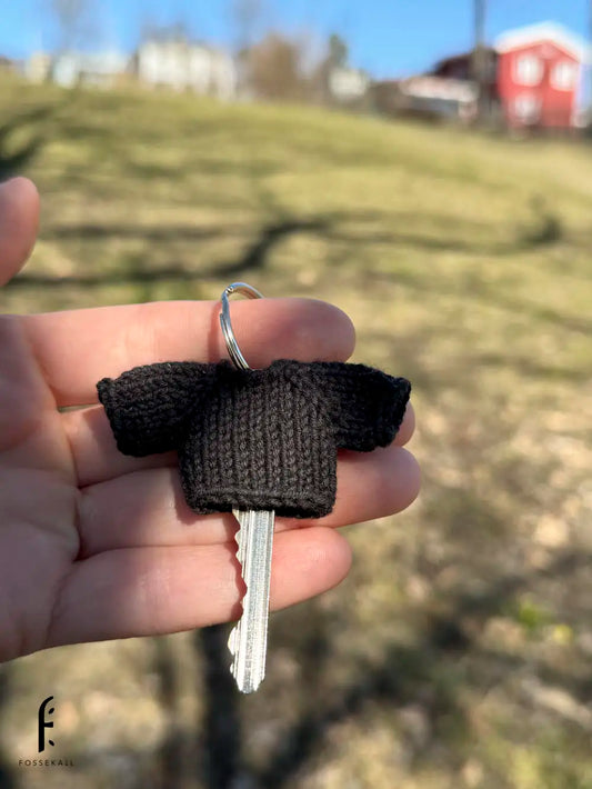 Nøkkelring - genser - svart