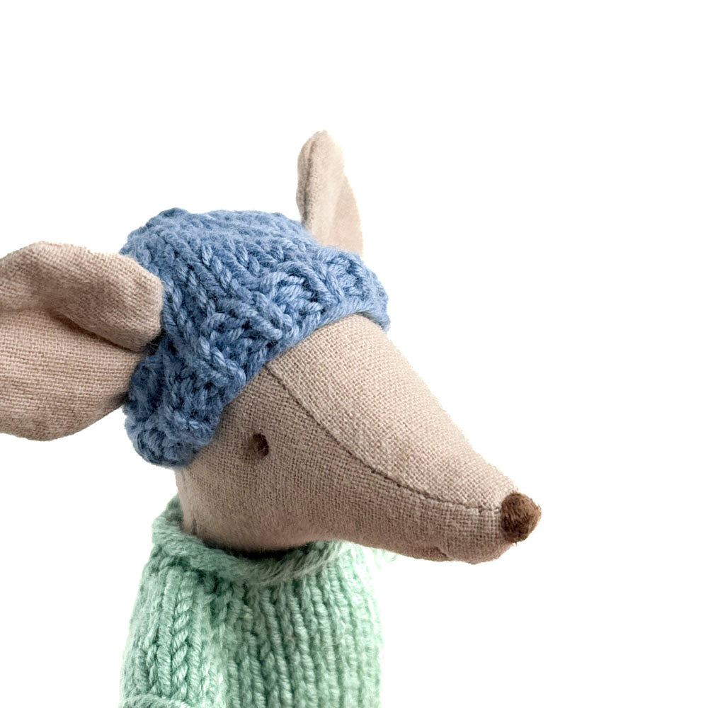 Light Blue hat for Maileg Mouse