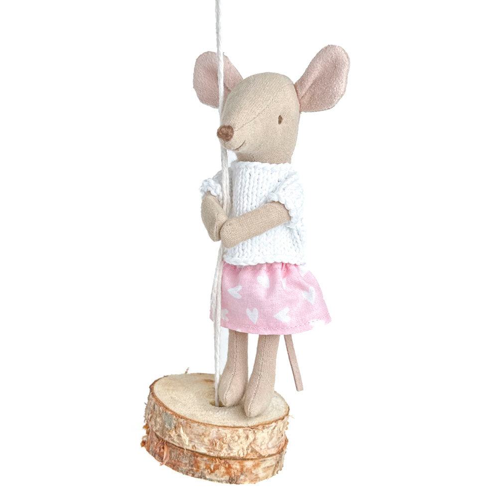 Pink Heart Skirt for Maileg Mice