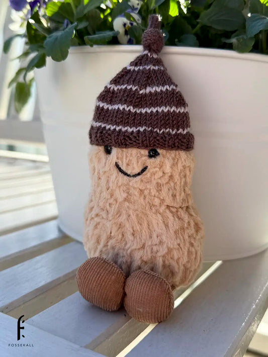 Lue til peanøtt - stripete brun