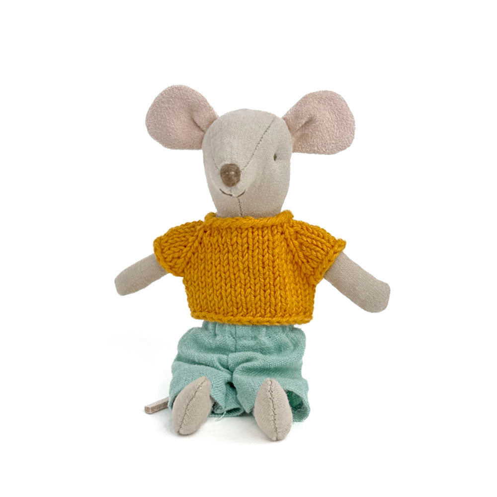 Mustard shirt for Maileg Mouse