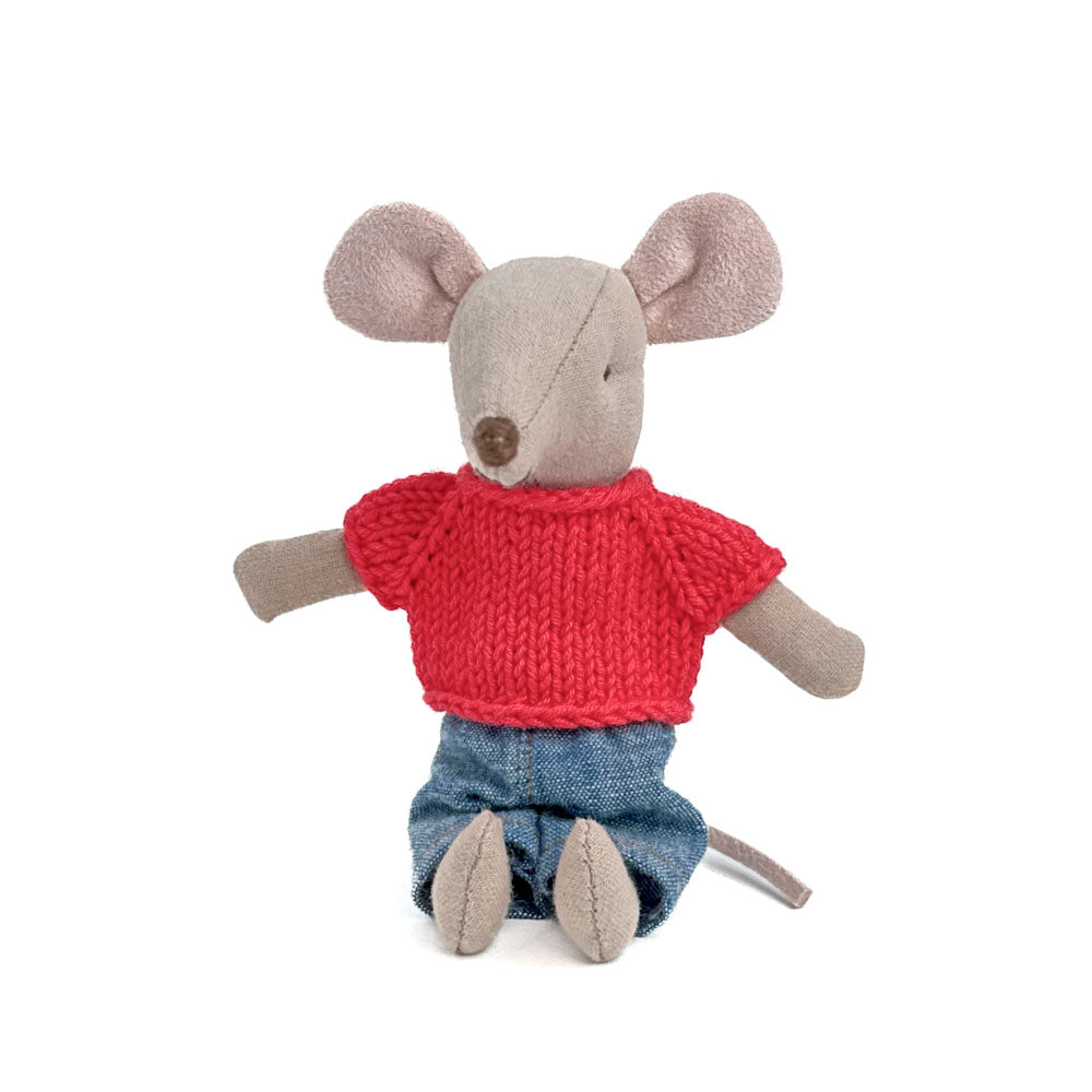 Red Maileg Mouse Shirt