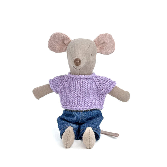 Lavender color shirt for Maileg Mouse