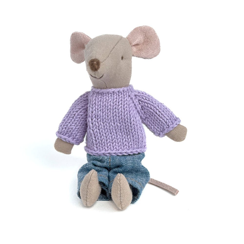Soft Lavender Maileg Mouse Sweater