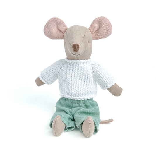 White Maileg Mouse Sweater