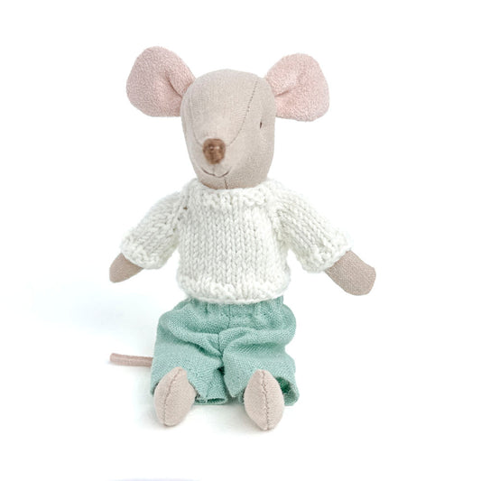 White Maileg Mouse Sweater
